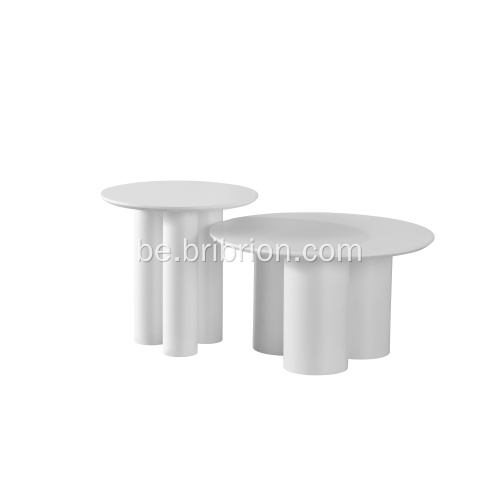 Сучасныя белыя 2 часопісы, пастаўленыя для дома